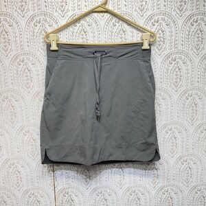 Athleta Skort Womens 6T Gray Activewear Hiking Golf Tennis Athletic Skirt Tall
